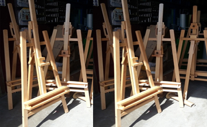 Wooden Easel Display Stand